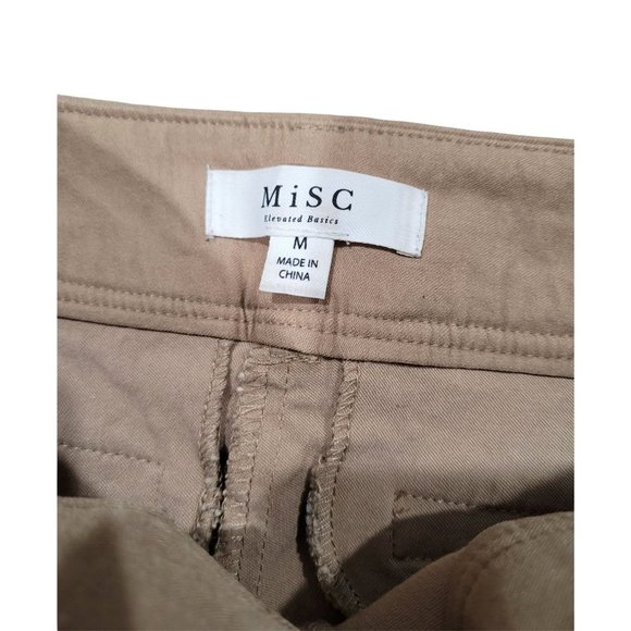 Women's MiSC Beige Super Slim Fit Stretch Chino Pants, Size M - Picture 3 of 8